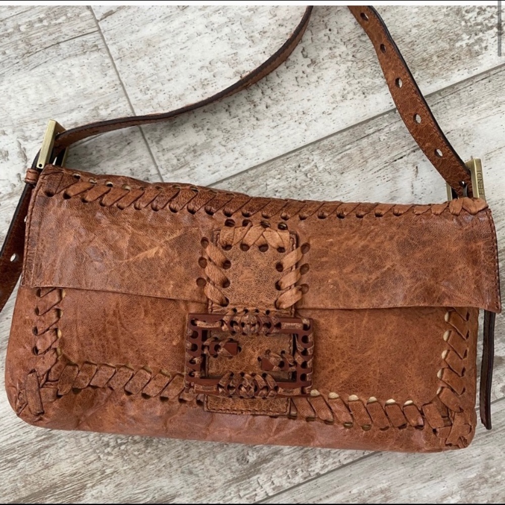FENDI Cognac Crossbody - Picture 1 of 15